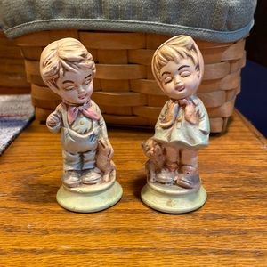 Hand painted figurine set from 1978